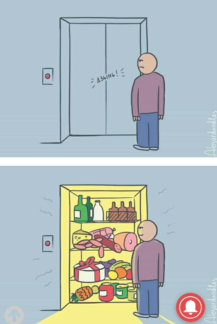 Unexpected elevator - Comics, Humor, Elevator