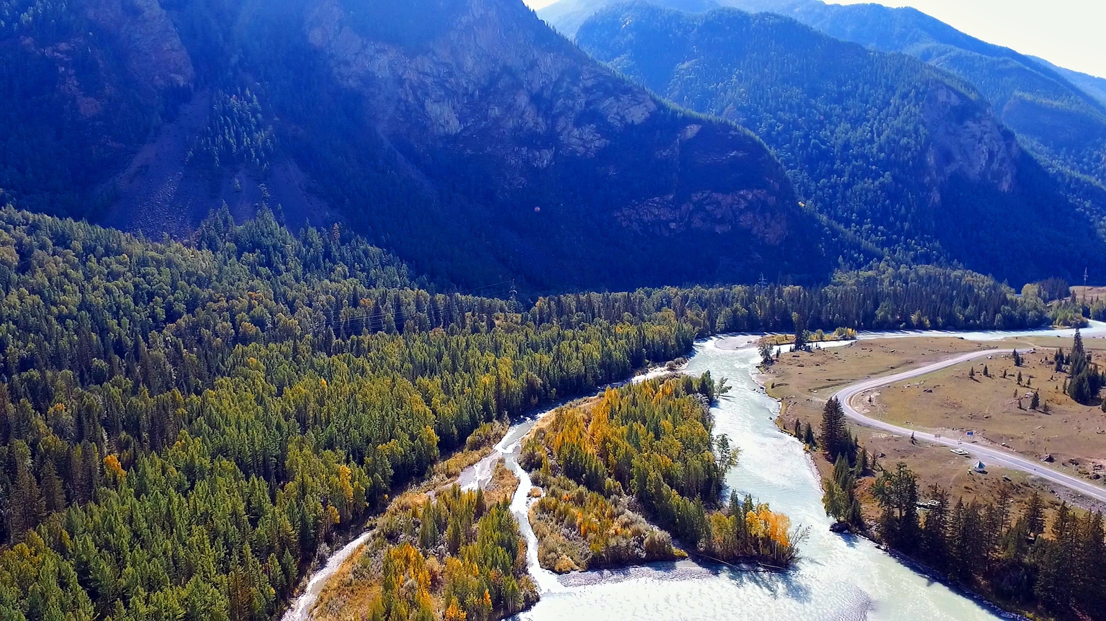 The beauty of the valley of the mountain river Chuya in the Altai mountains. - My, Altai, Mountain Altai, Chuya, Video, Longpost, Altai Republic