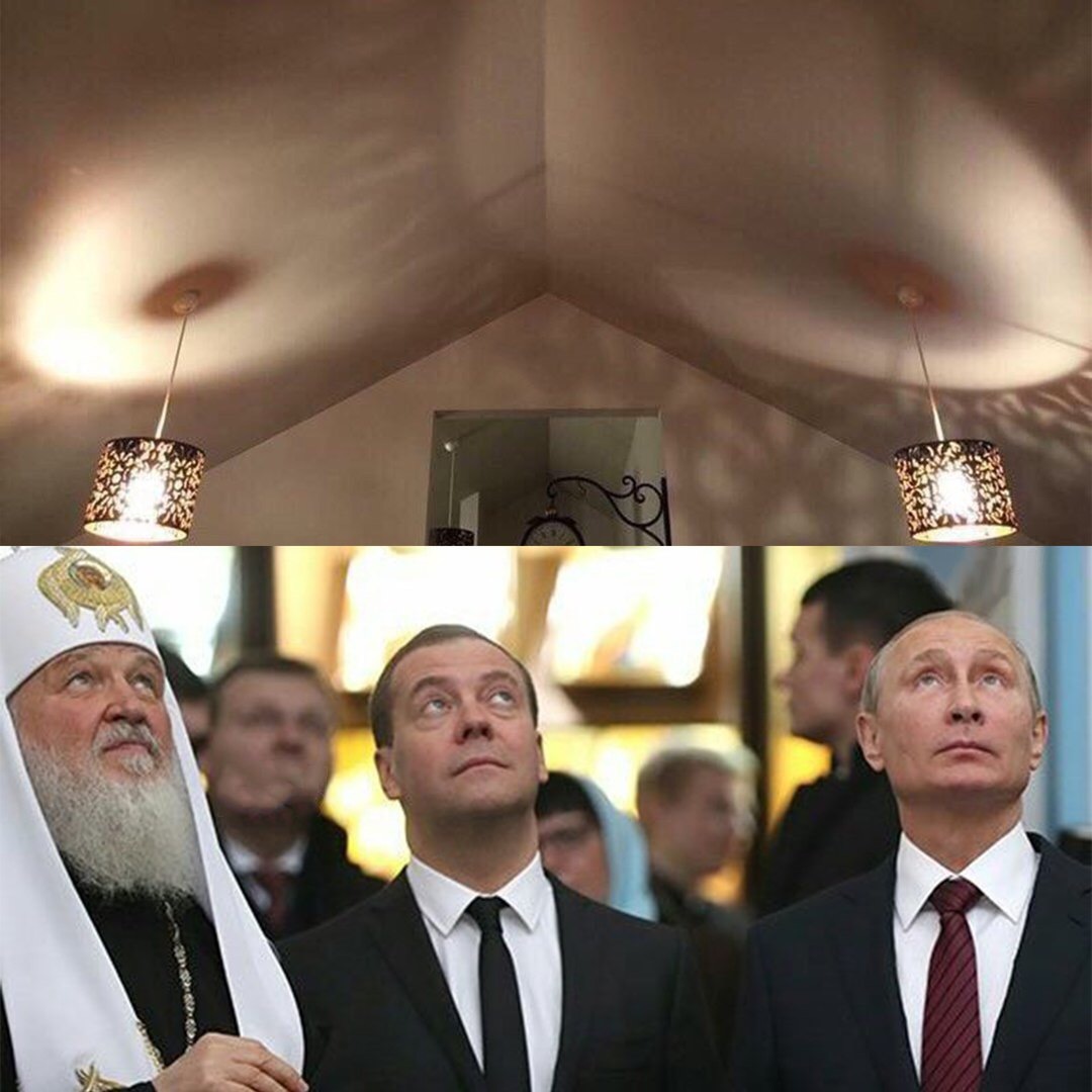 The Omen - Vladimir Putin, Patriarch Kirill, Dmitry Medvedev