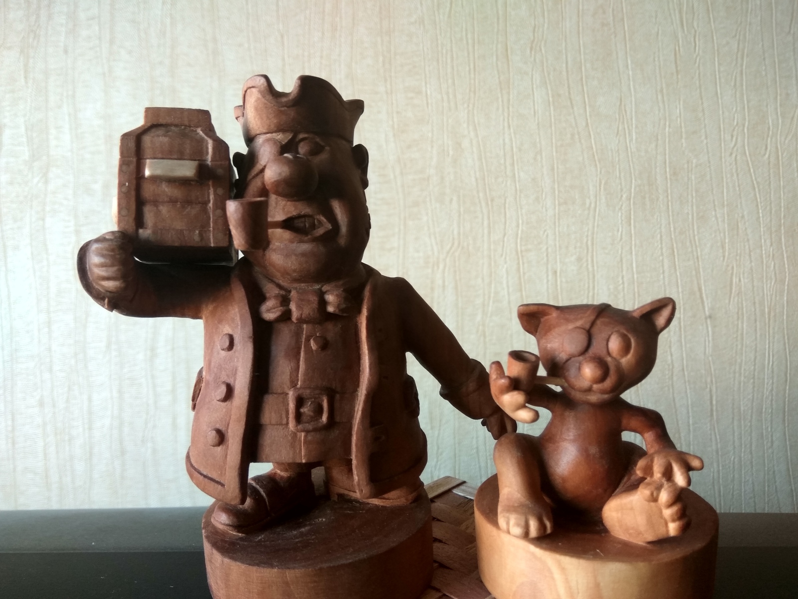 Woodcarving. - My, My, Wood carving, Treasure Island, Longpost, Father