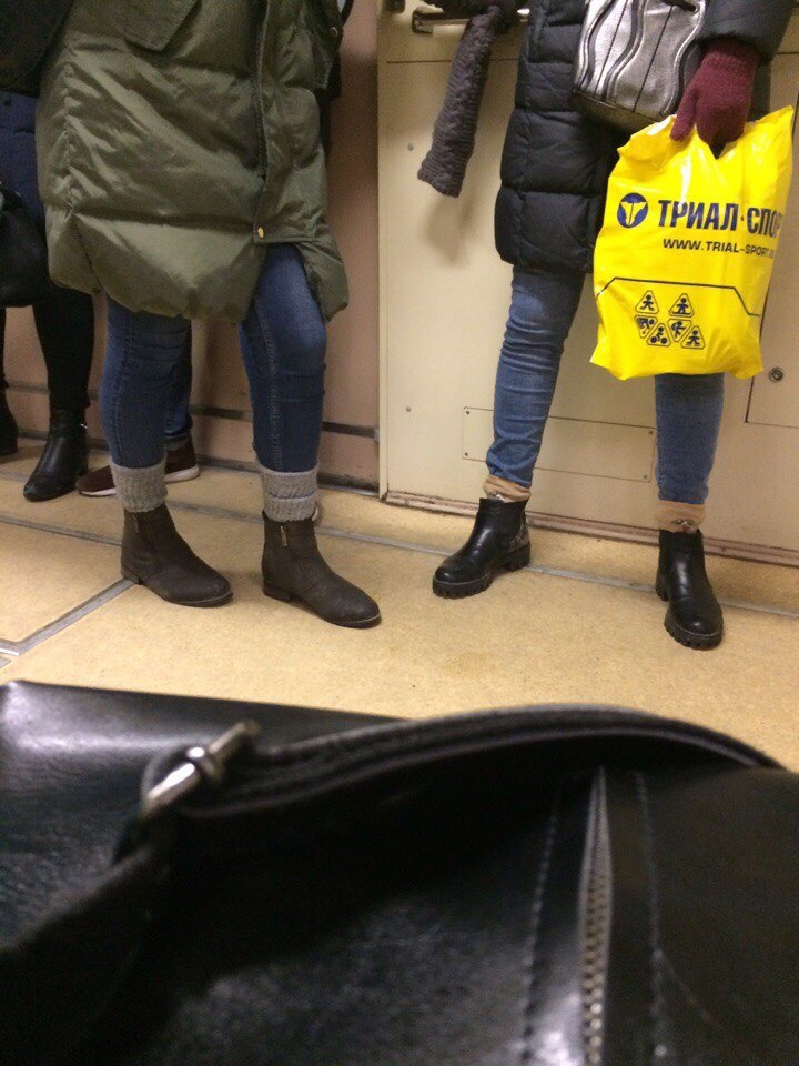 New trend. With the onset of cold weather in Novosibirsk. - My, Novosibirsk, Metro