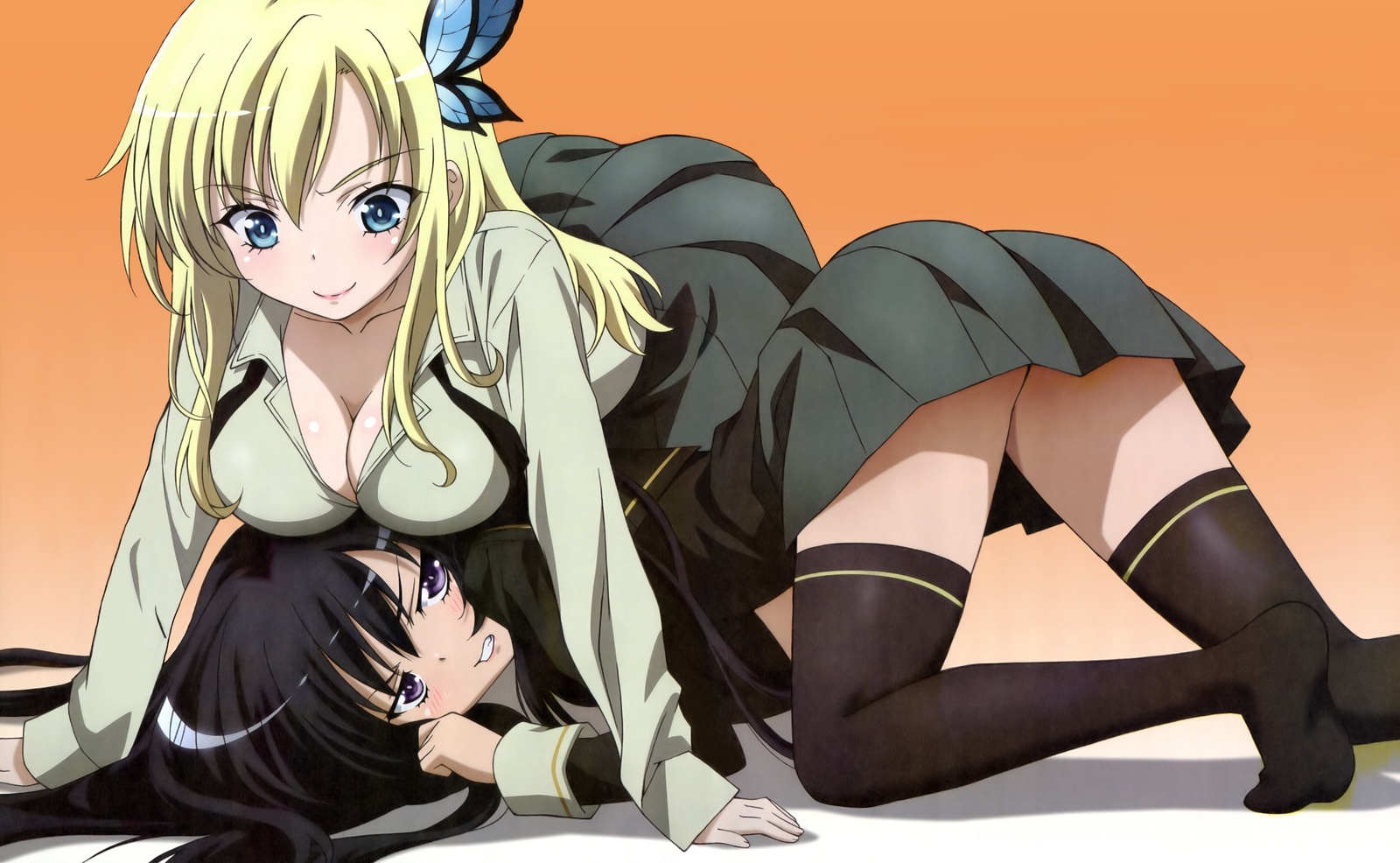 enemy defeated) - Anime art, Sena Kashiwazaki, Mikazuki Yozora, Boku wa Tomodachi ga Sukunai, Art