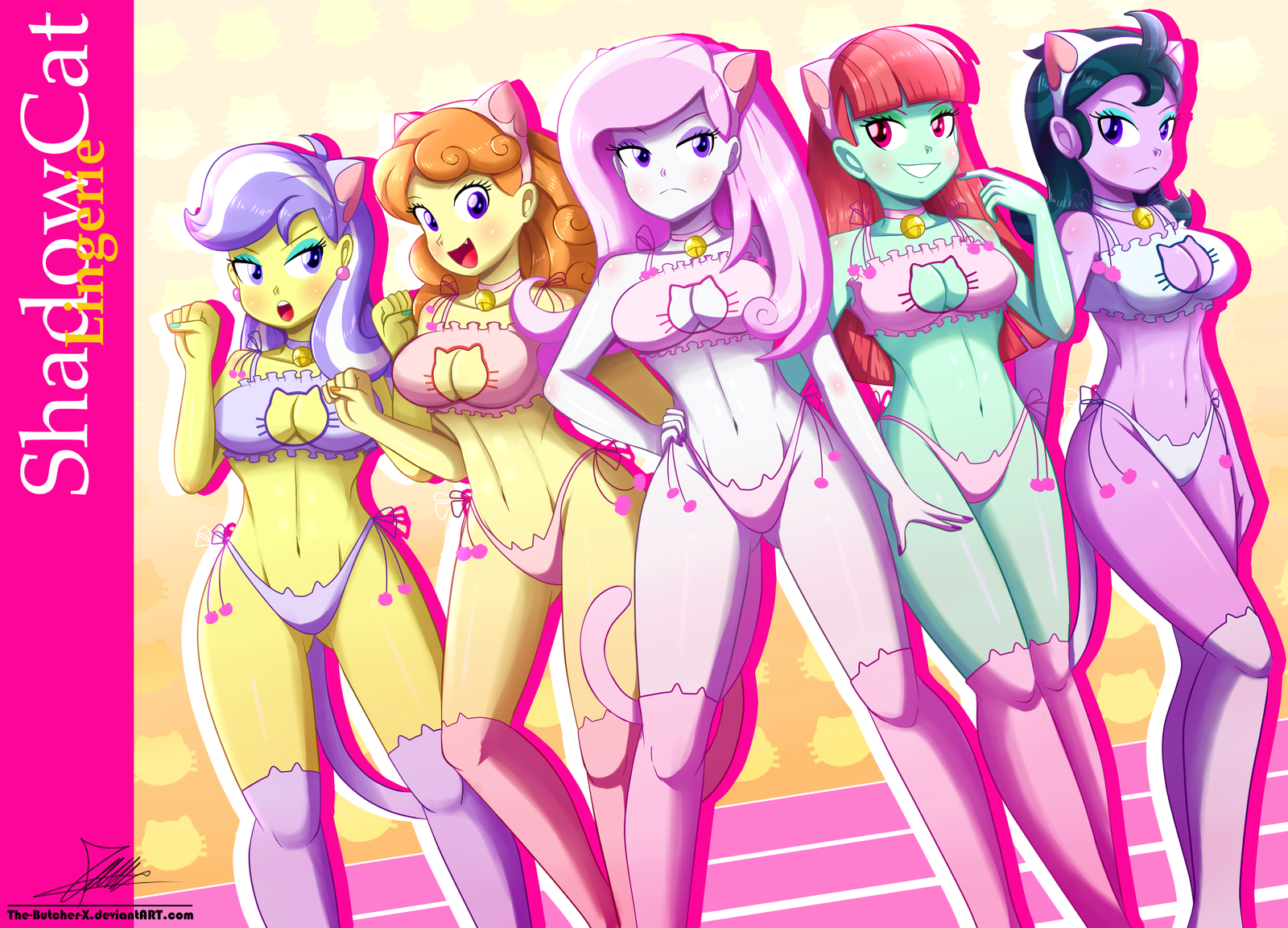 .:ShadowCat Lingerie Extra:. - My Little Pony, Equestria Girls, Upper Crust, Orange Sherbette, Fleur Dis Lee, Melon Mint, Zephyr, MLP Edge