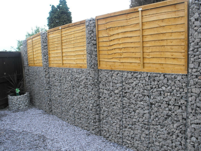 Do-it-yourself gabion fence - My, With your own hands, , , , Longpost