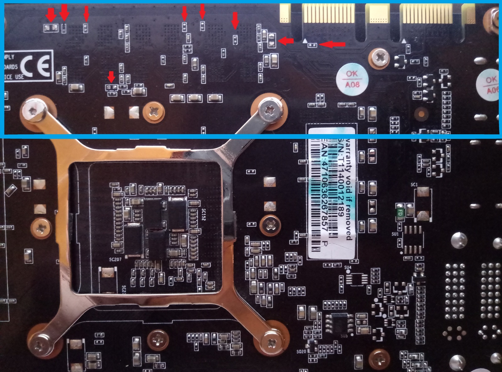 Пост помощи - Моё, Palit, GTX, Jetstream, Пайка smd, Smd конденсаторы, Видеокарта, Длиннопост, Smd-Технология