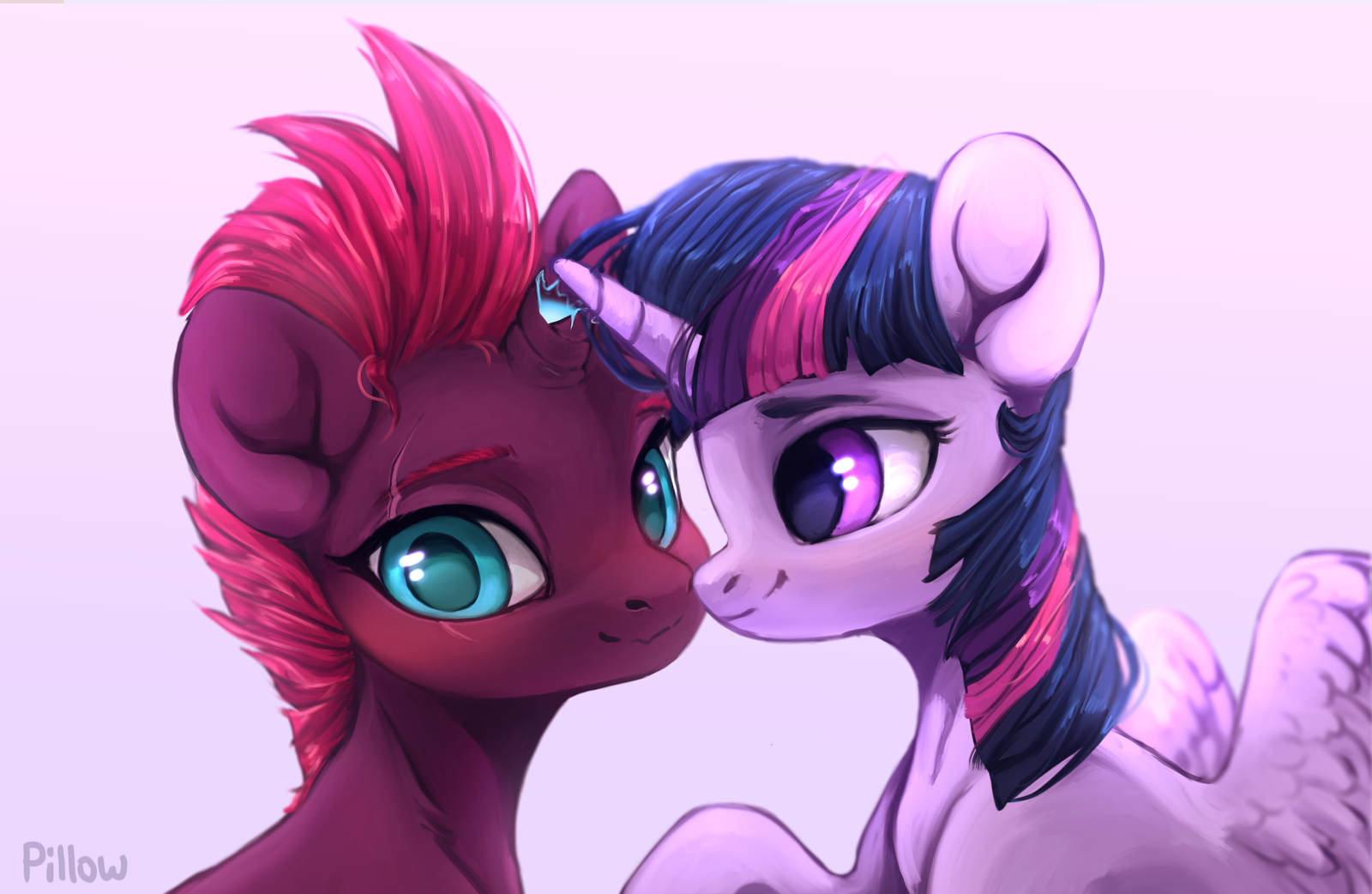 Twilight and Tempest by GrayPillow - My Little Pony, Tempest Shadow, Twilight sparkle, MLP Lesbian, Шиппинг