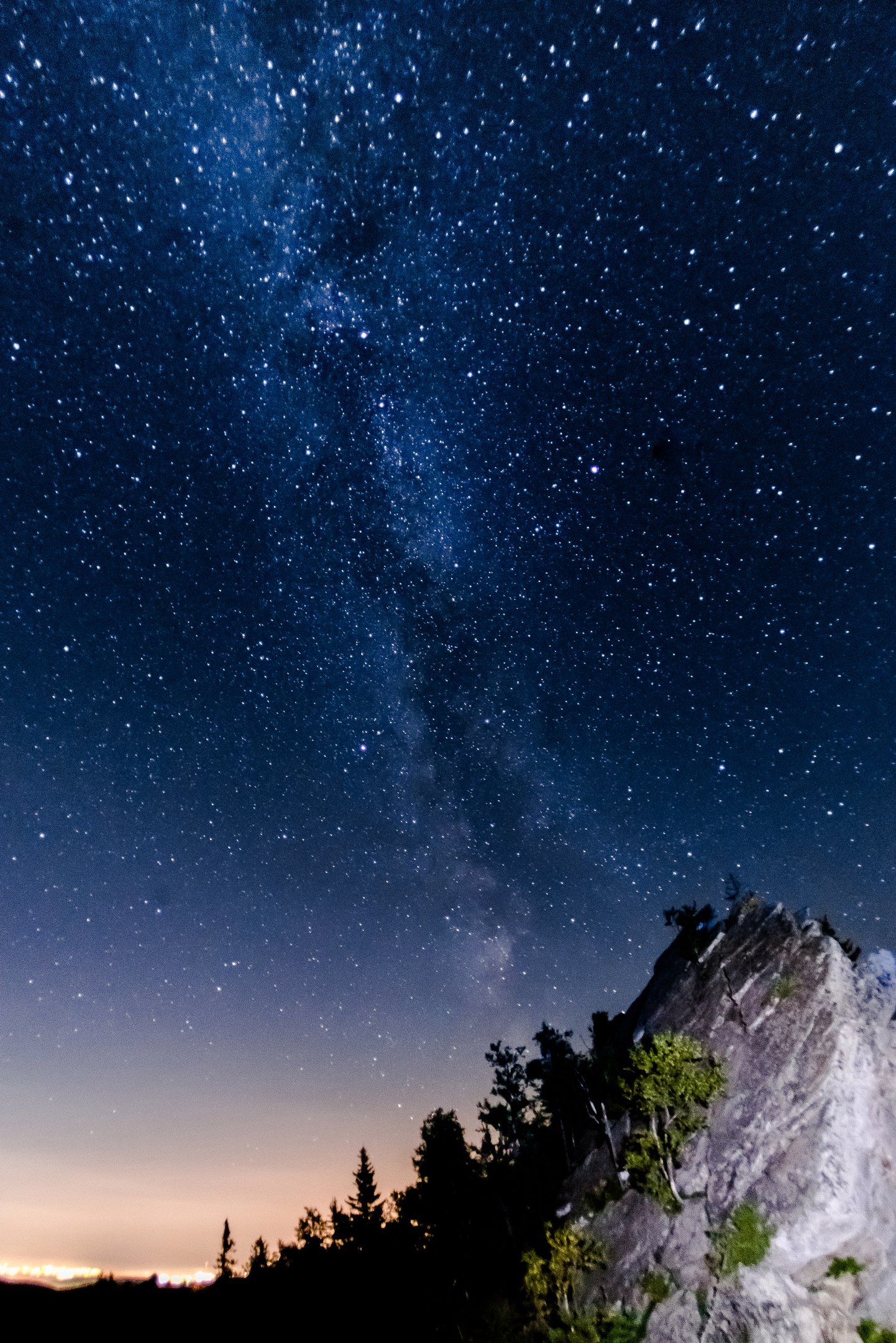 black rock - My, , Milky Way, Taganay National Park, The photo, Longpost