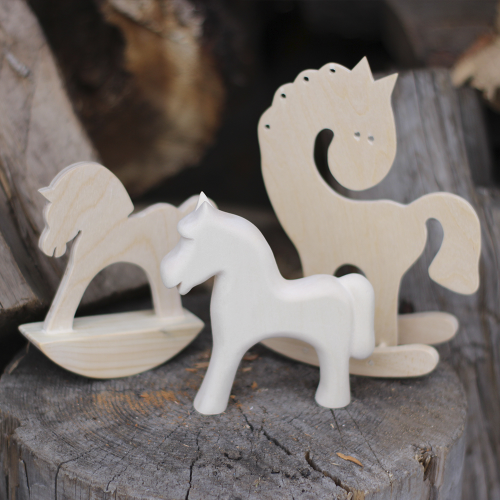 Konyashki - My, Mini Horses, Horses, Tree, Wood carving, Longpost