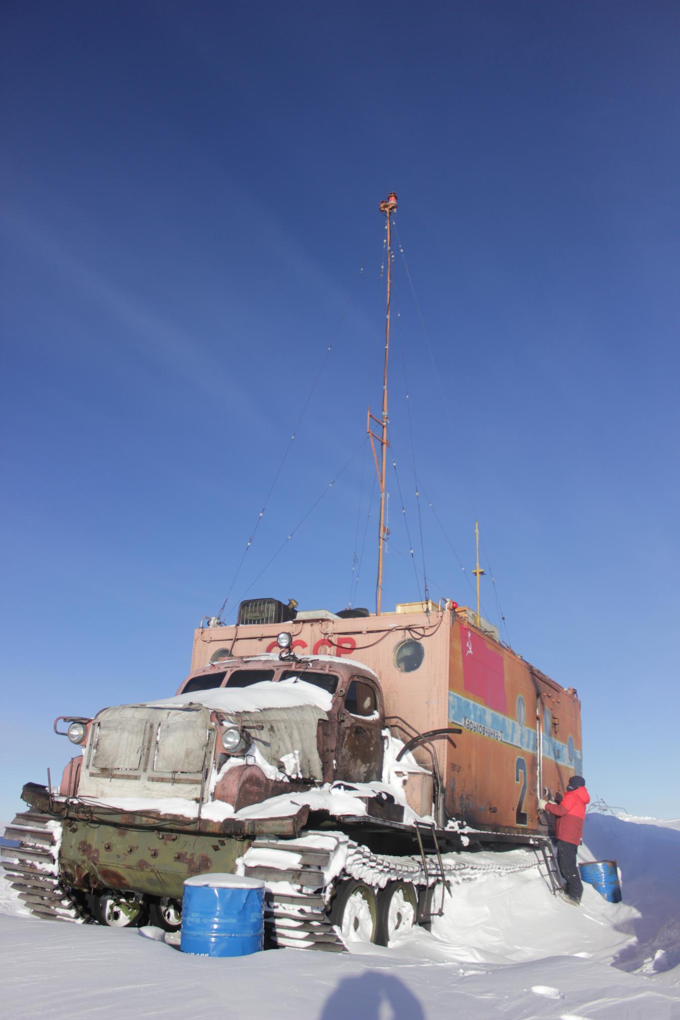 Kharkivchanka-II - My, Antarctica, , Vostok Station, Longpost, Kharkivchanka (all-terrain vehicle)