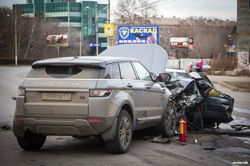 Fatal accident in Magnitogorsk - Magnitogorsk, Road accident, Lada, Death, Longpost, Range rover