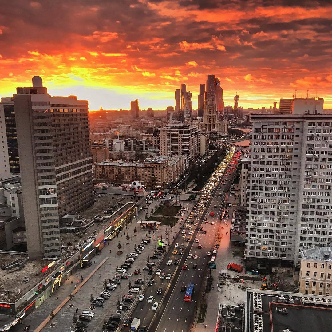 Lights Up - Moscow, The photo, Town, Sky, Moscow City