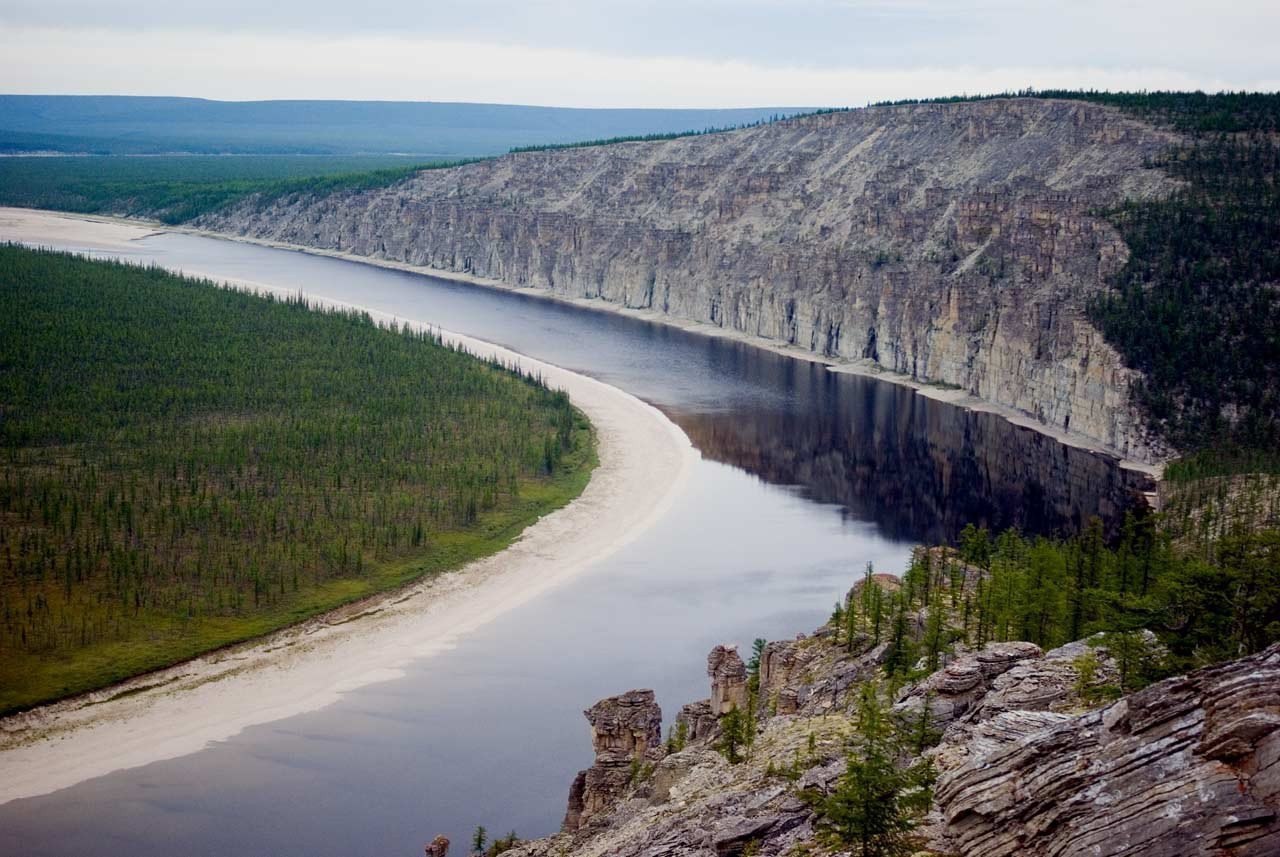 Lena River, Yakutia - Russia, The photo, The nature of Russia, Landscape, Nature, beauty of nature, Yakutia, River