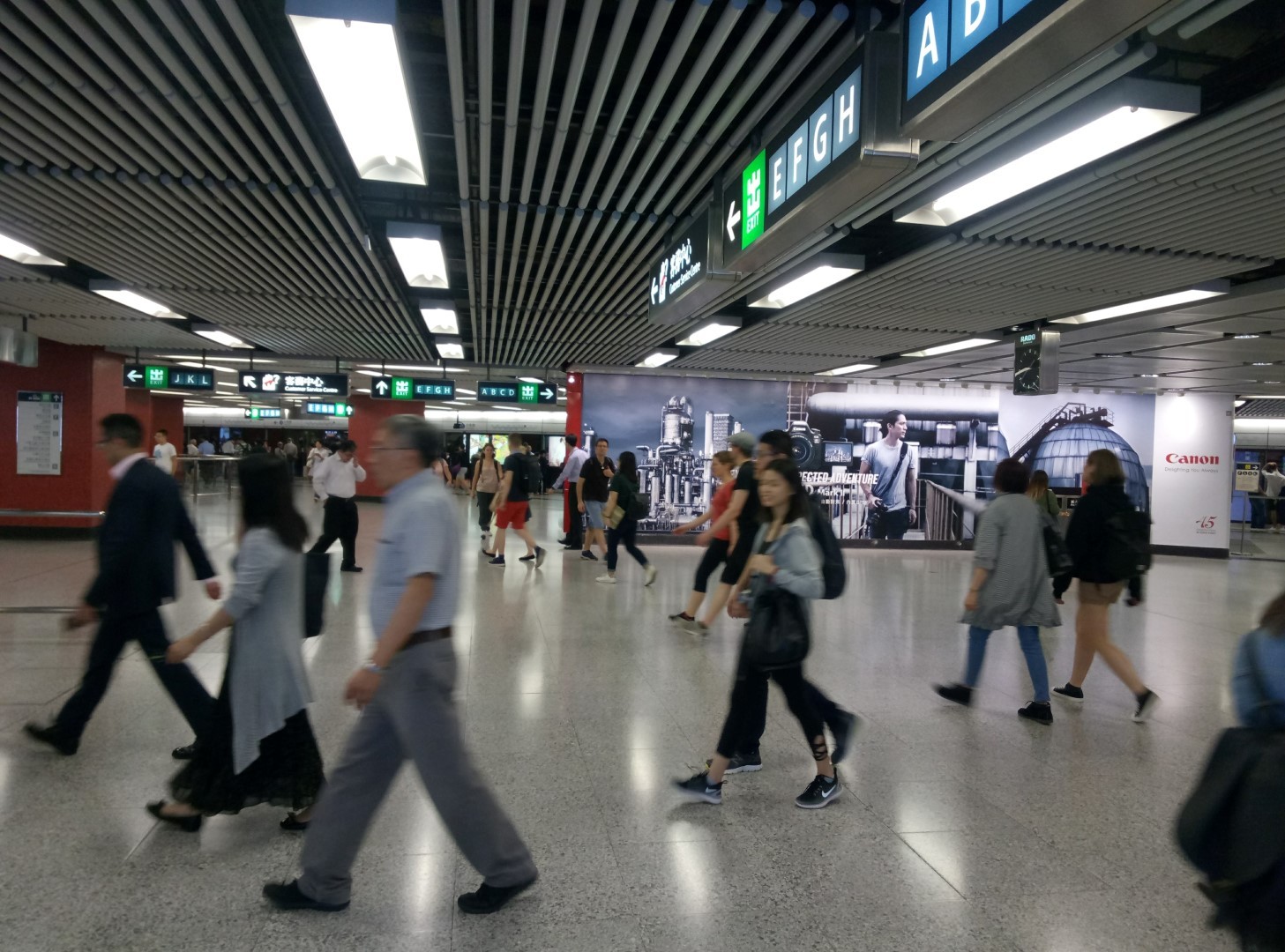 The most beautiful subway in the world? - My, China, Moscow, Metro, Moscow Metro, Hong Kong, Longpost