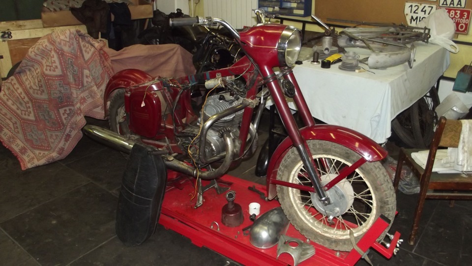 Java 1970 after restoration. - Motorcycles, Java, Restoration, Drive2, Longpost, Video, Moto