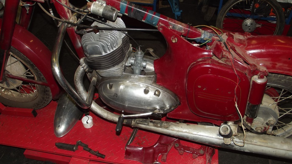 Java 1970 after restoration. - Motorcycles, Java, Restoration, Drive2, Longpost, Video, Moto