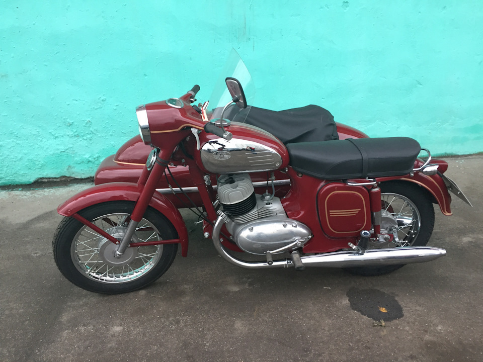 Java 1970 after restoration. - Motorcycles, Java, Restoration, Drive2, Longpost, Video, Moto