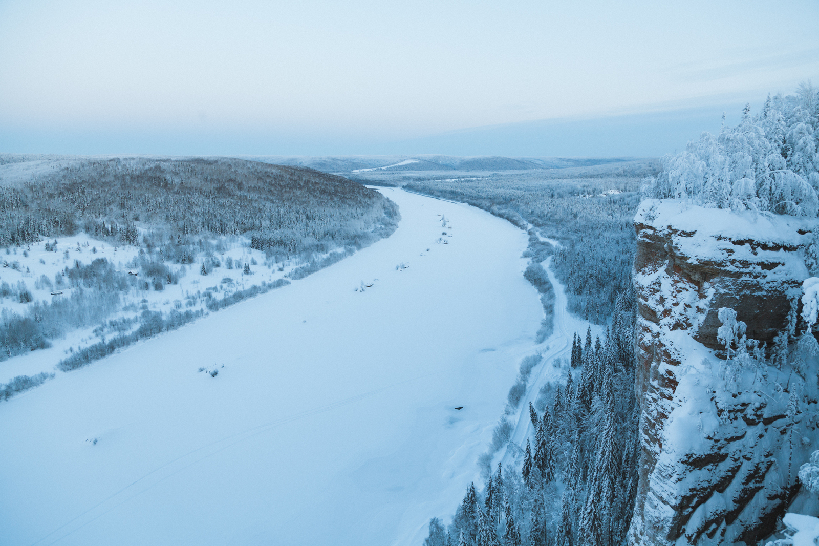 Perm region in winter: Vetlan - My, Tourism, Travels, Travel across Russia, Winter, Ural, Permian, dawn, Longpost