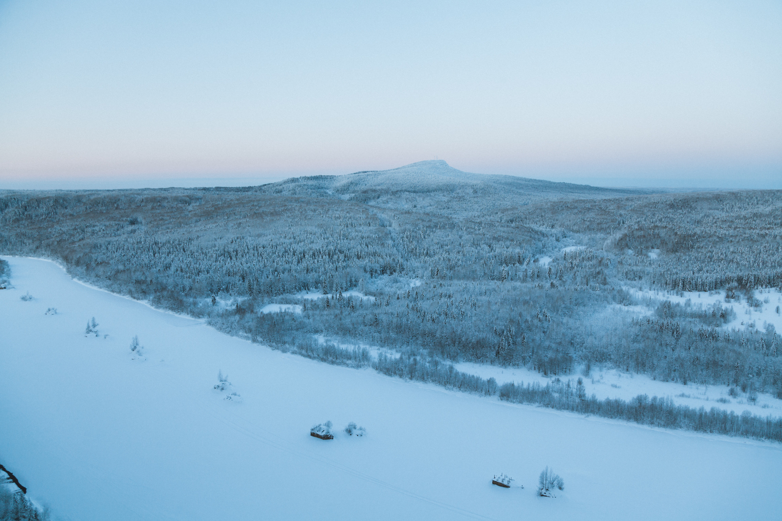 Perm region in winter: Vetlan - My, Tourism, Travels, Travel across Russia, Winter, Ural, Permian, dawn, Longpost