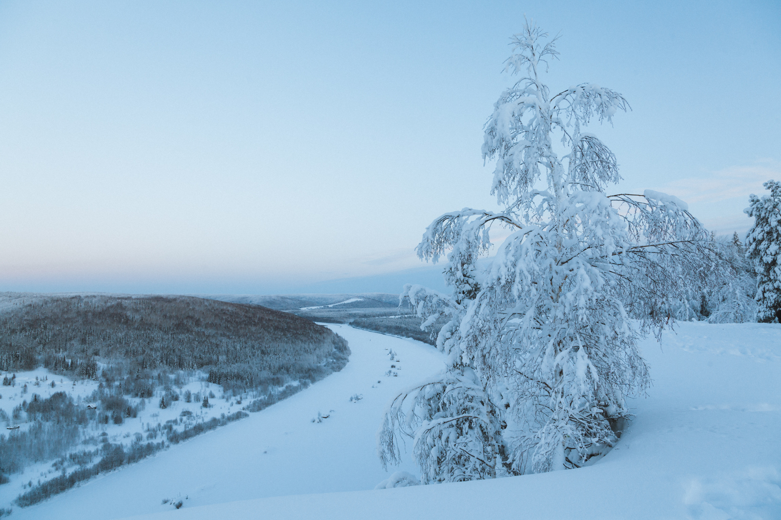 Perm region in winter: Vetlan - My, Tourism, Travels, Travel across Russia, Winter, Ural, Permian, dawn, Longpost