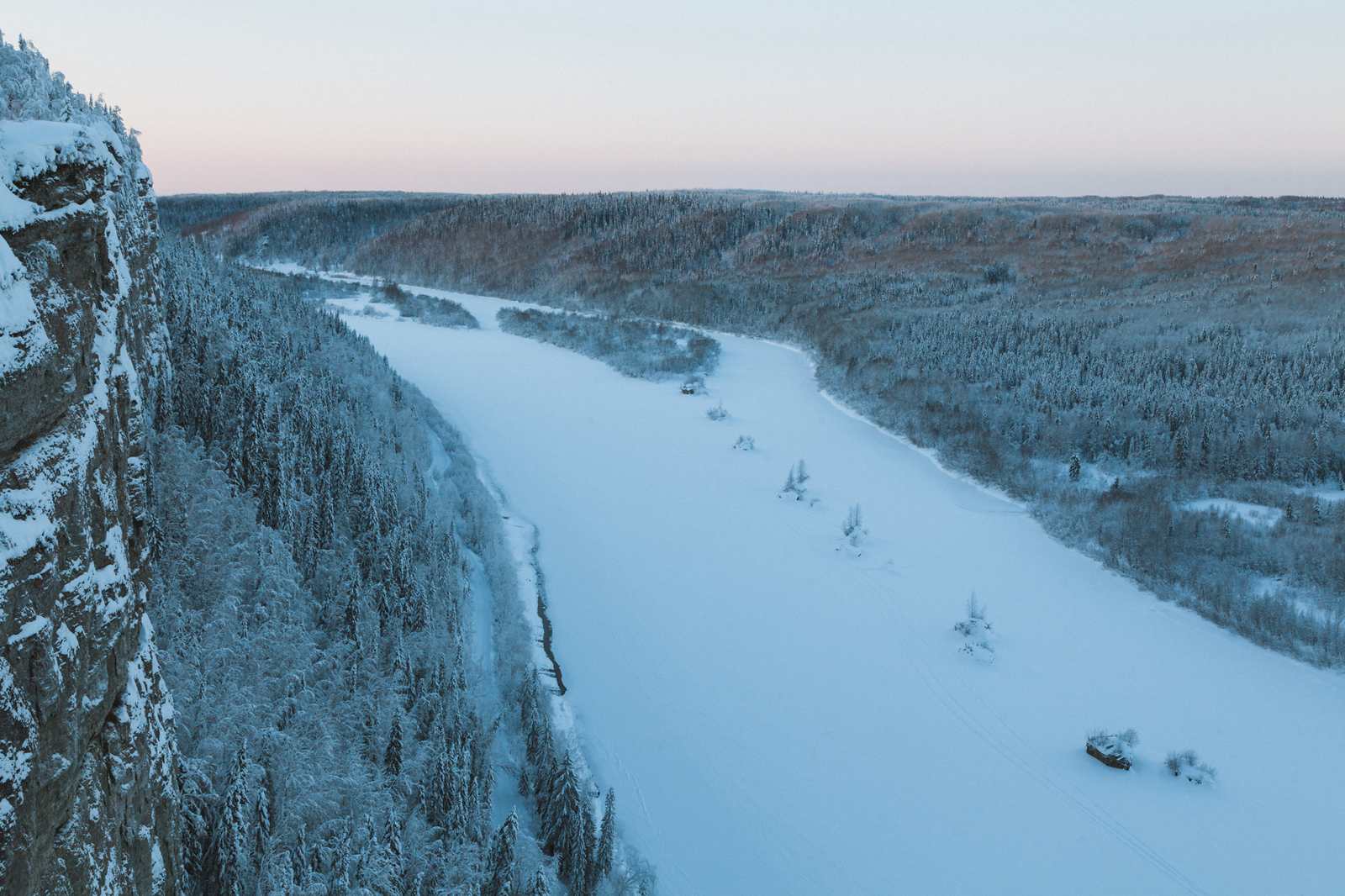 Perm region in winter: Vetlan - My, Tourism, Travels, Travel across Russia, Winter, Ural, Permian, dawn, Longpost