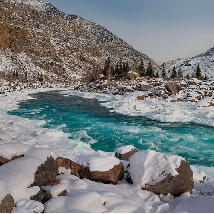 Just a winter Katun - Mountain Altai, Altai, The photo, Instagram, Altai Republic