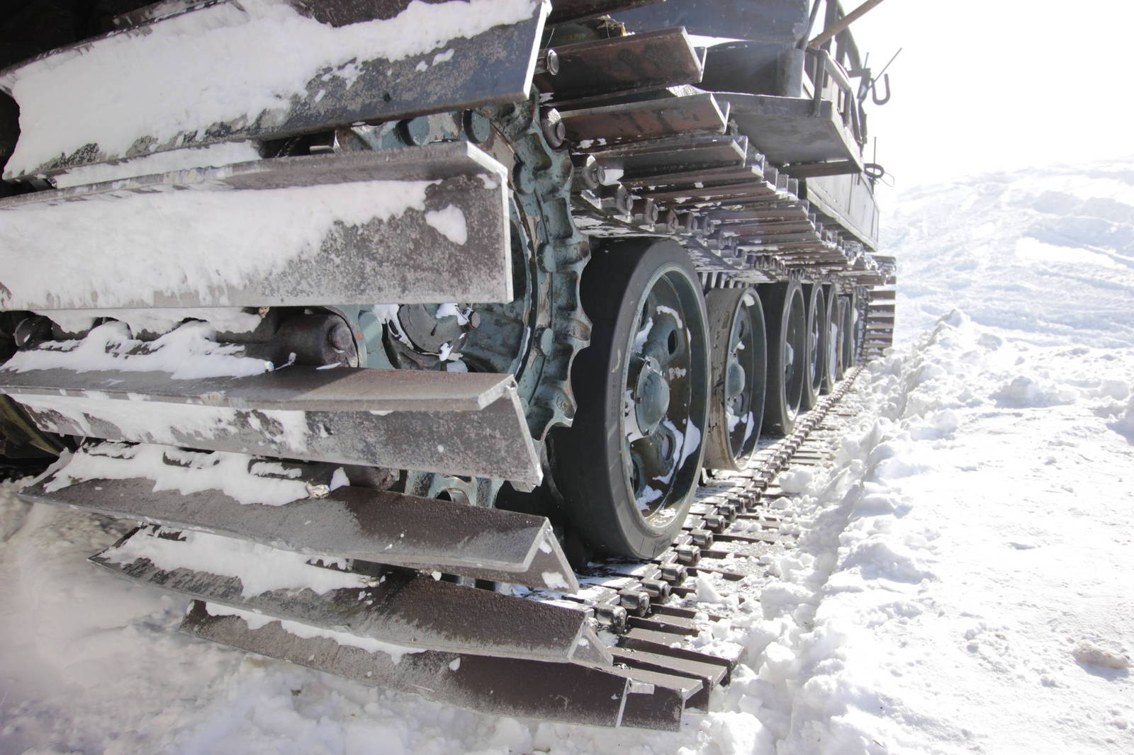 Smoked Crocodile - My, Antarctica, Vostok Station, Armored vehicles, Ukrainians, Longpost