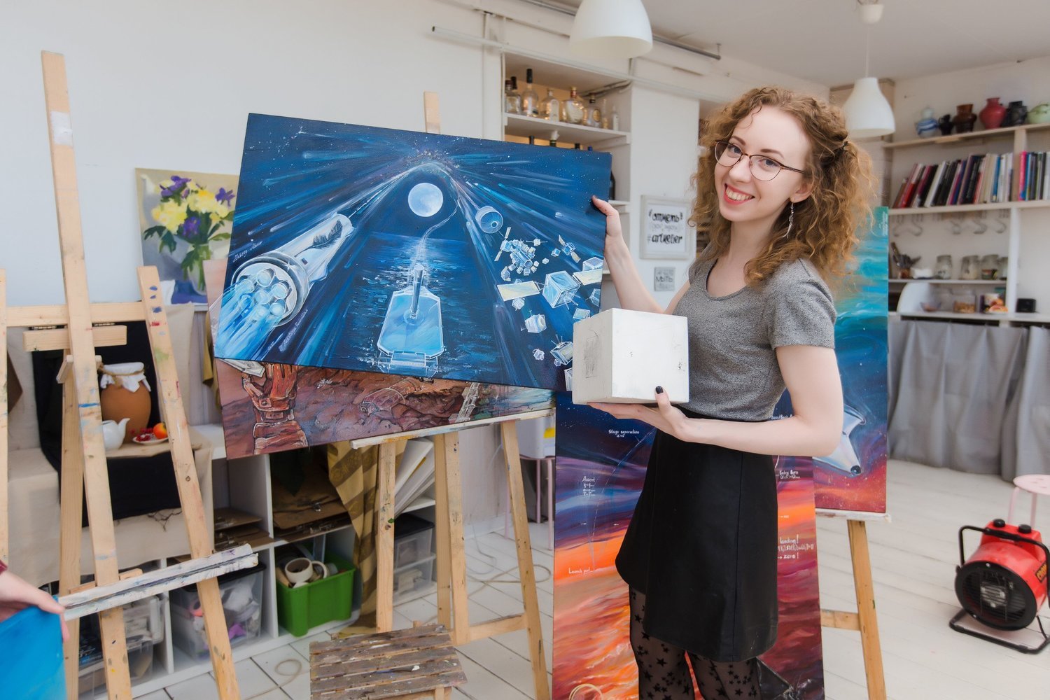 How Peekaboo helped an artist from St. Petersburg raise 700,000 rubles for the Space Project - Space, The science, Saint Petersburg, Graphics, Design, Longpost