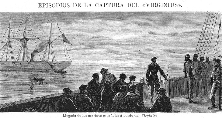 The Virginius case - Story, Warships, Cuba, USA, Spain, Longpost