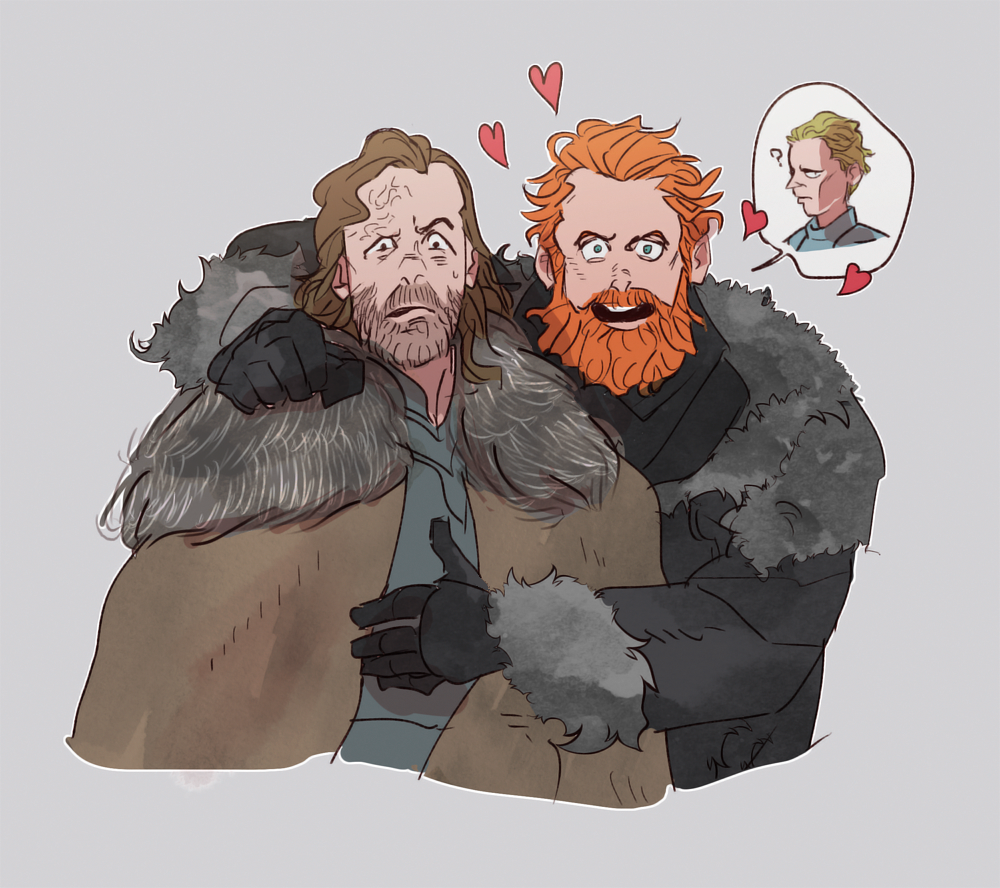 Beautiful Tormund post - Game of Thrones, Tormund, Brienne, Art, Longpost