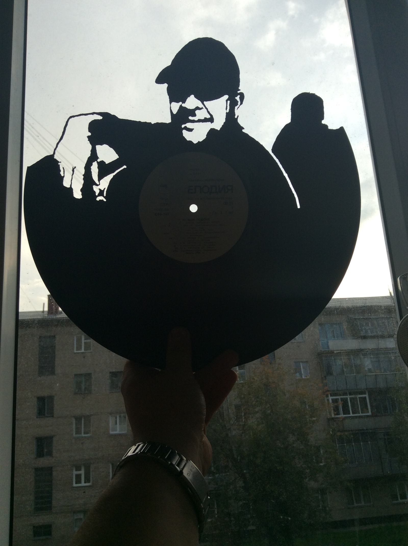 Stencils on vinyl records - My, Do it yourself, Vinyl records, Longpost, With your own hands, Creation