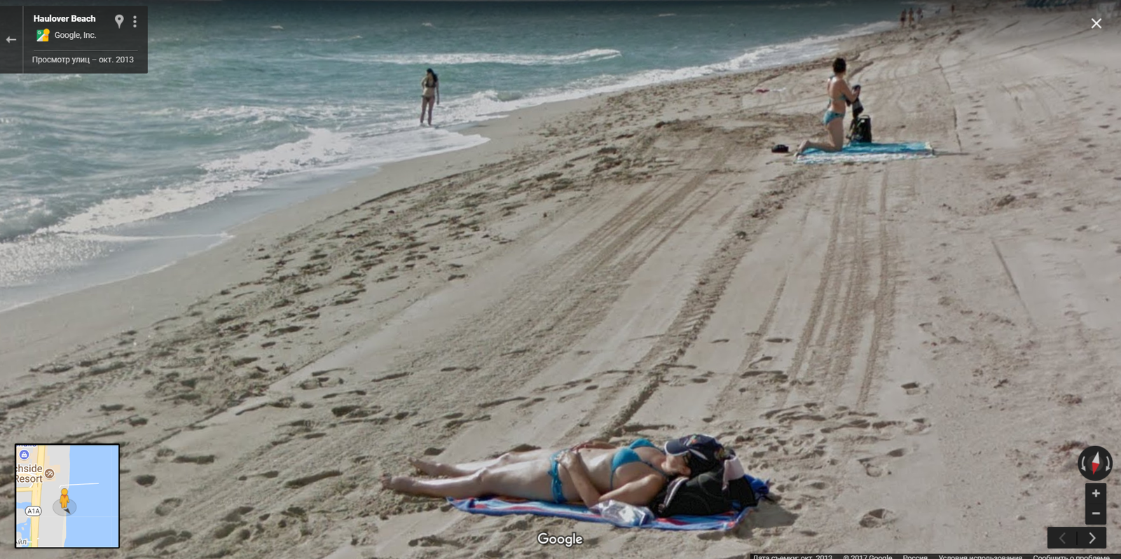 Miami, google maps, google takes care of your eyesight and hides the dimensions of fat aunts - Miami, Google, The photo