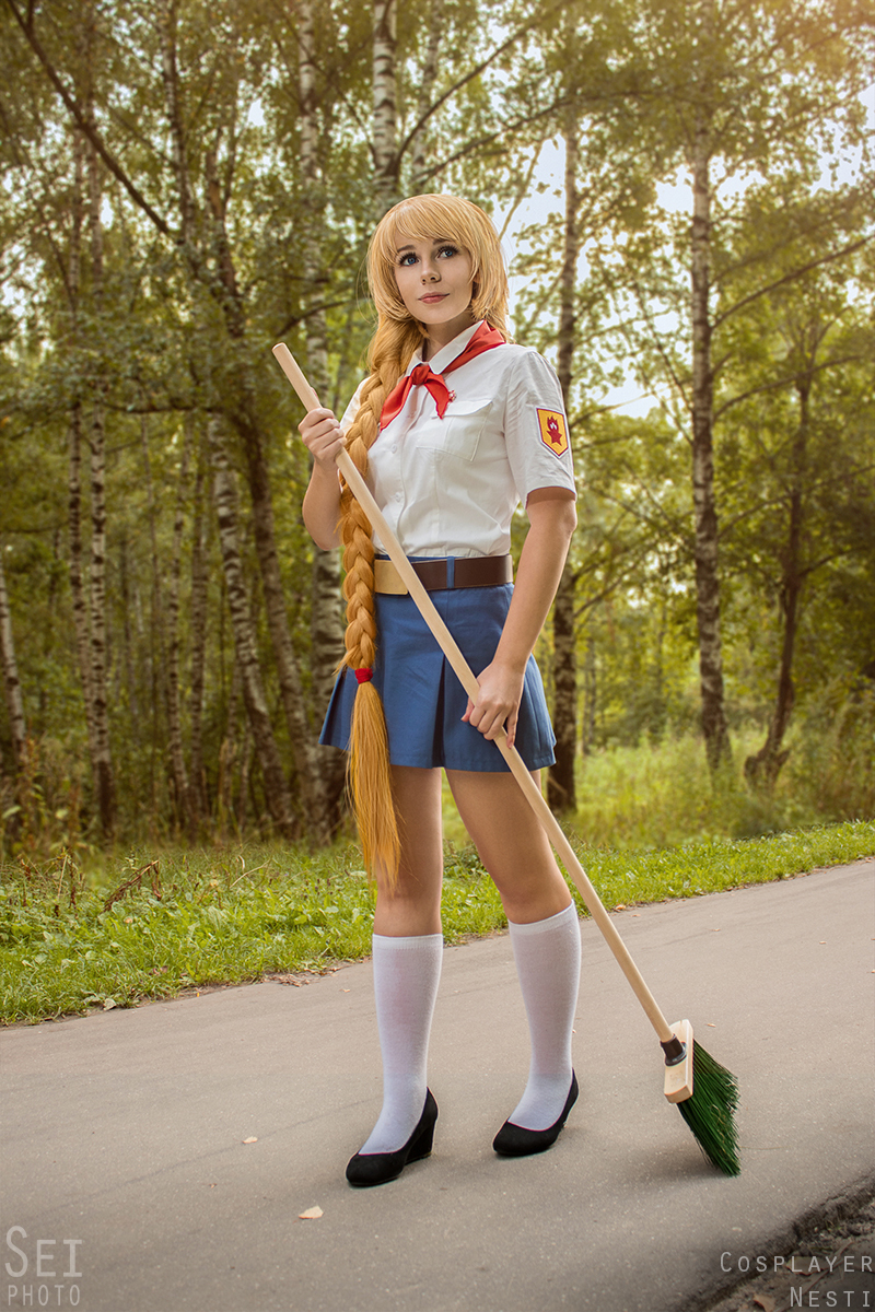 The last portion of the photo from the bright side of the Owlet from the Children of the Workers. - My, Endless summer, Visual novel, Workers' Children, Cosplay, Russian cosplay, Longpost