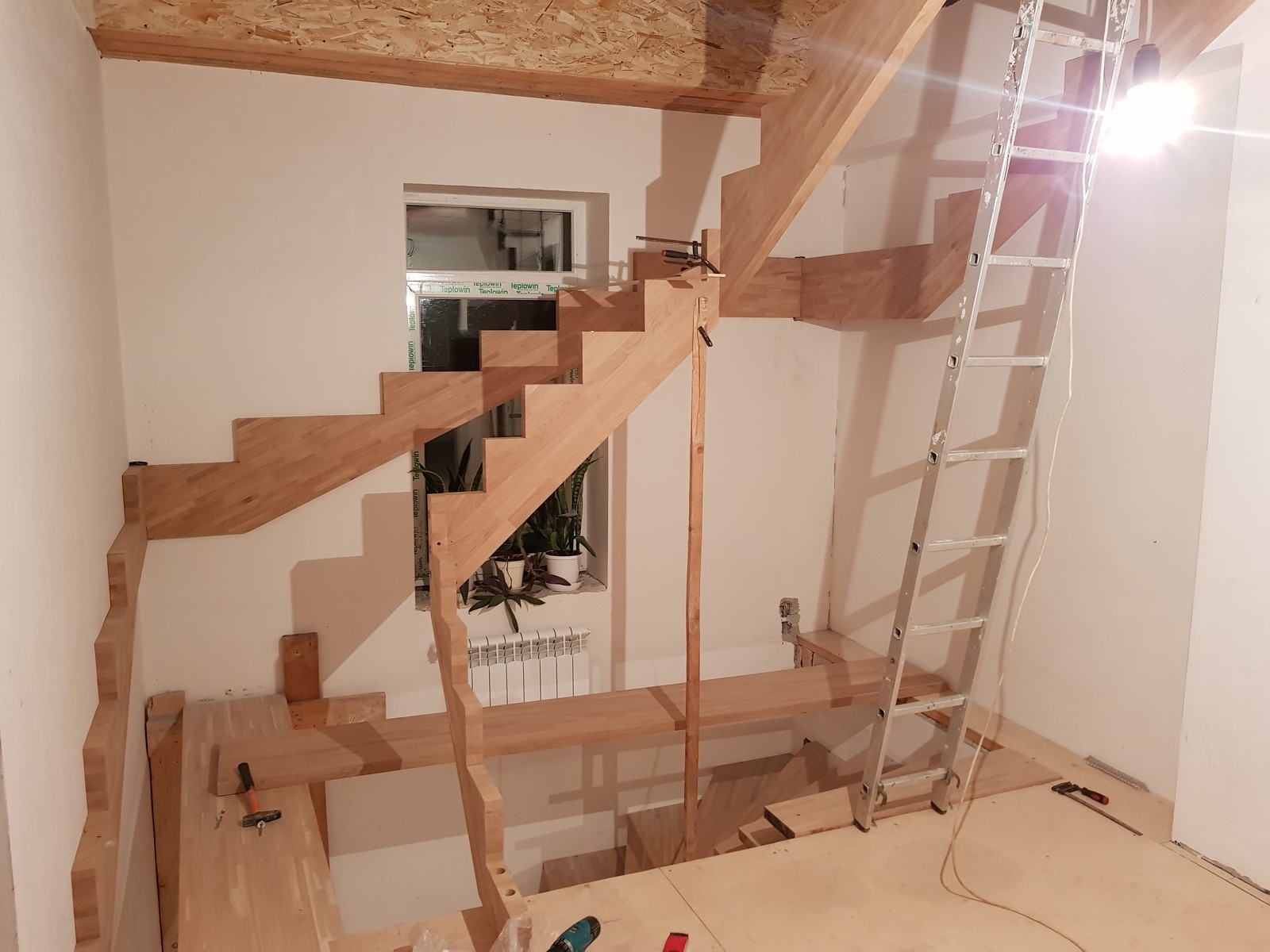 Convenient ladder - Stairs, Interior Design, Wooden staircase, Steps, Longpost