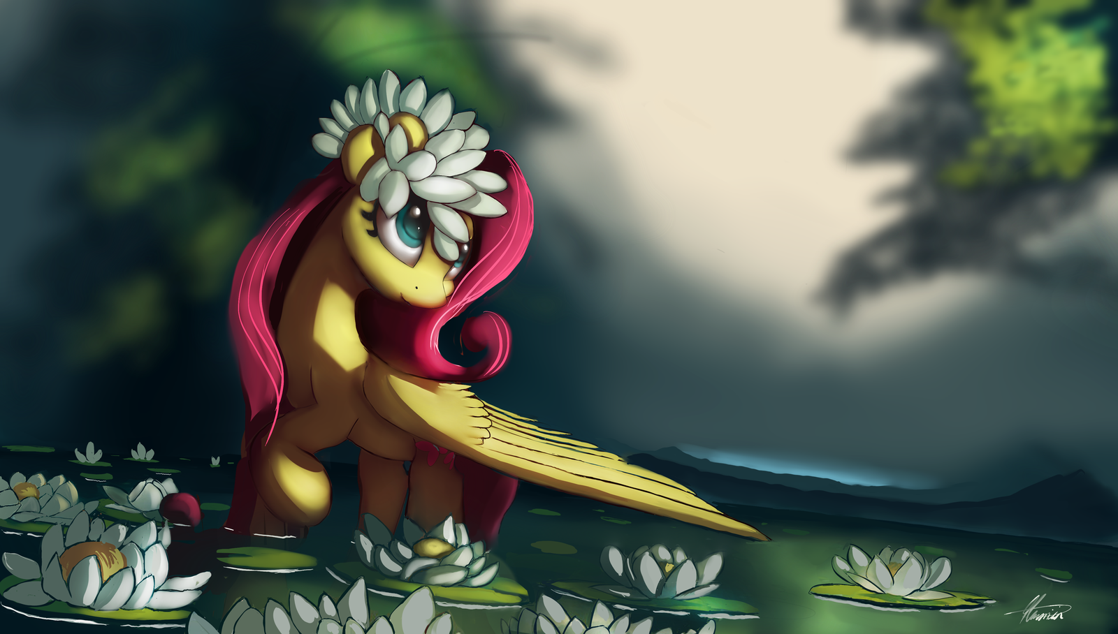 Fluttershy by Auroriia - My Little Pony, Fluttershy, Auroriia