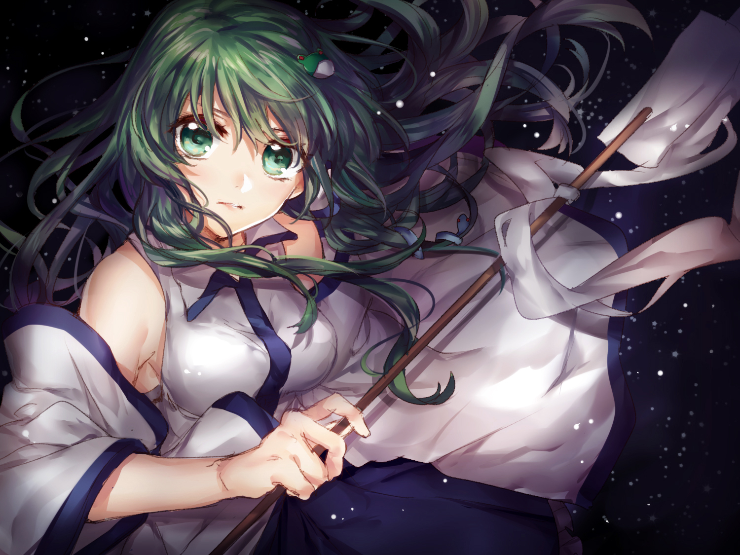 Kochiya Sanae - Anime, Anime art, Touhou, Kochiya Sanae, Yuli yulipo