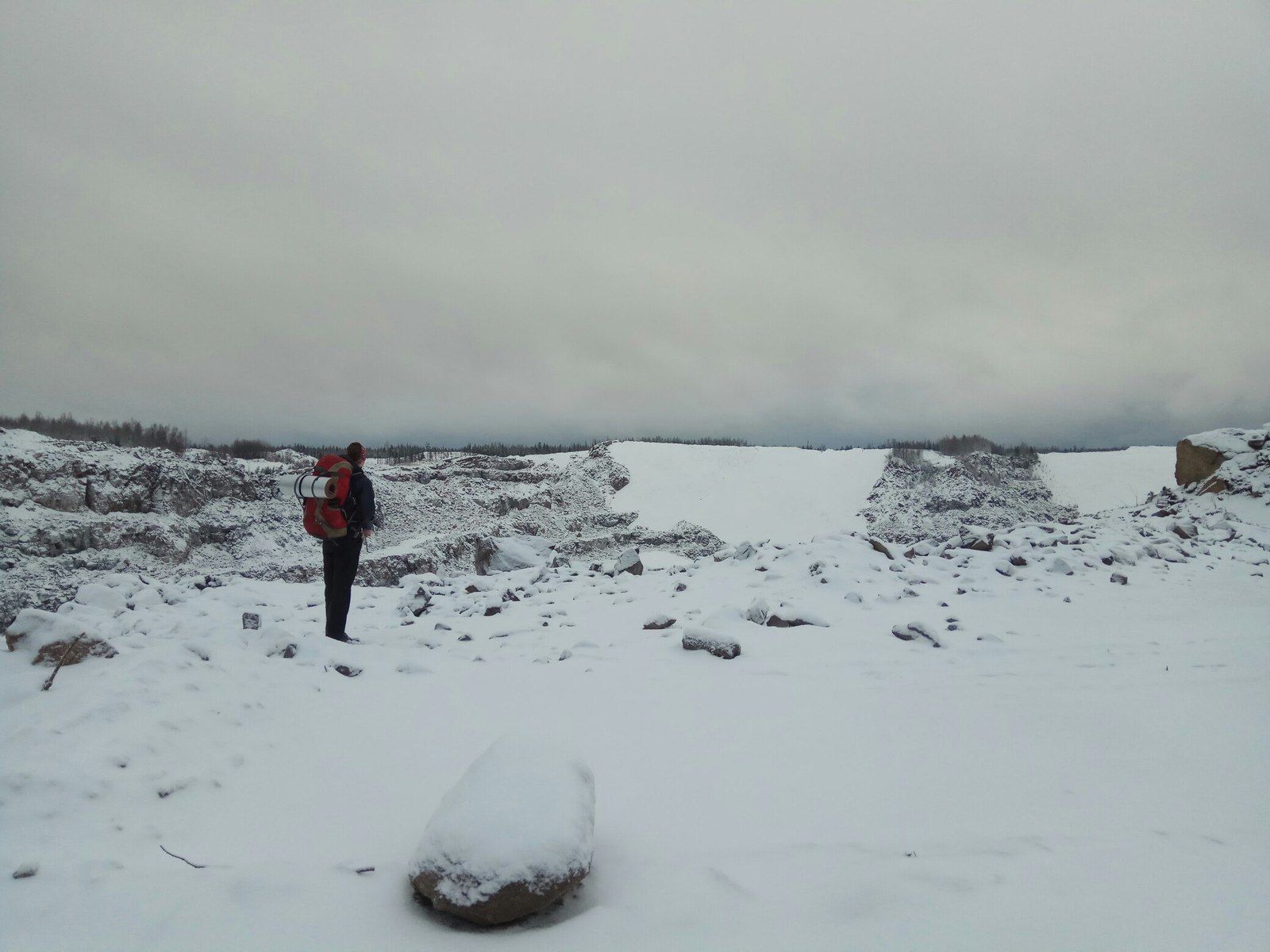 Winter creeps up on Peter - My, Tourism, Winter, Hawk Lake, Tag, Longpost