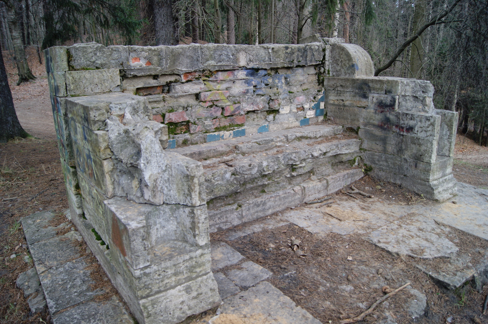 A piece of November - My, The photo, Ruin, Saint Petersburg, Shuvalovsky Park, Longpost