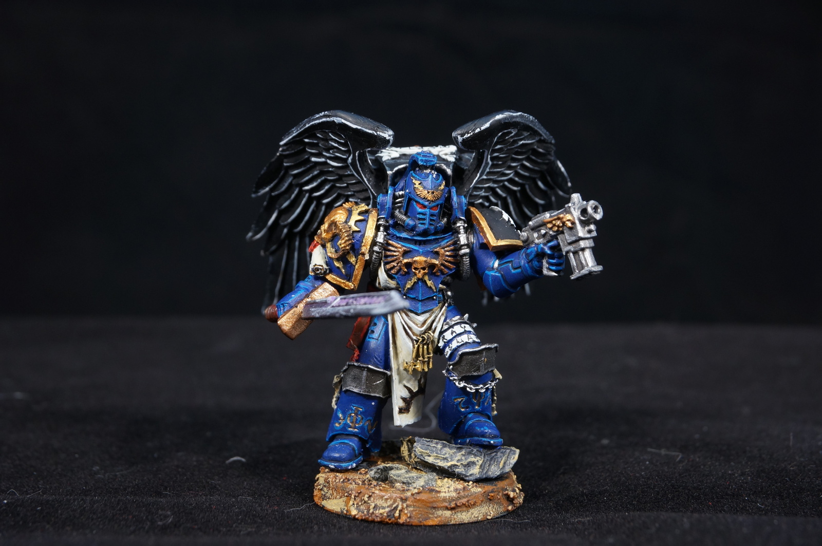 Raven Guard HQ - My, Wh miniatures, Warhammer 40k, Raven guard, Miniature, Modeling, Longpost