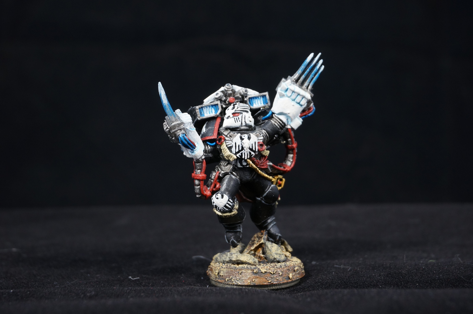 Raven Guard HQ - My, Wh miniatures, Warhammer 40k, Raven guard, Miniature, Modeling, Longpost