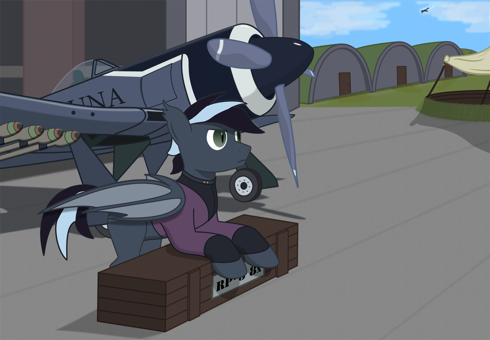 Before departure - My, , MLP Learning, Batpony, Original character, My little pony