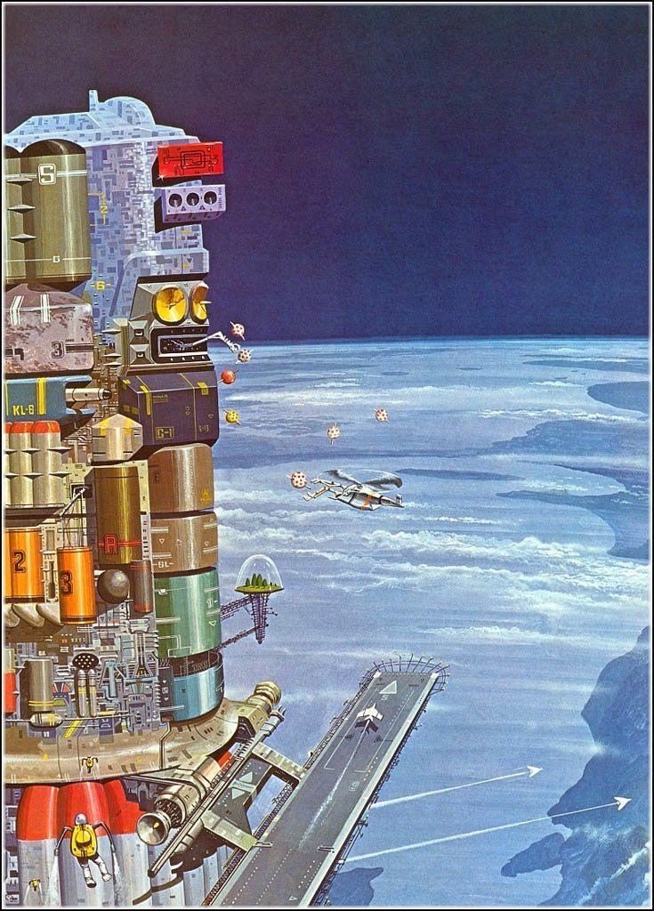 Retrofuturism post - Art, Images, Retrofuturism, Fantasy, Descendants, Longpost