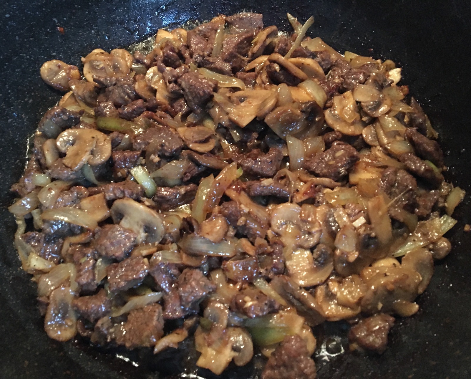 Beef with mushrooms and vegetables a la Chinese. - My, Beef, Yummy, China, Cooking, , Bon Appetit, Longpost, Recipe