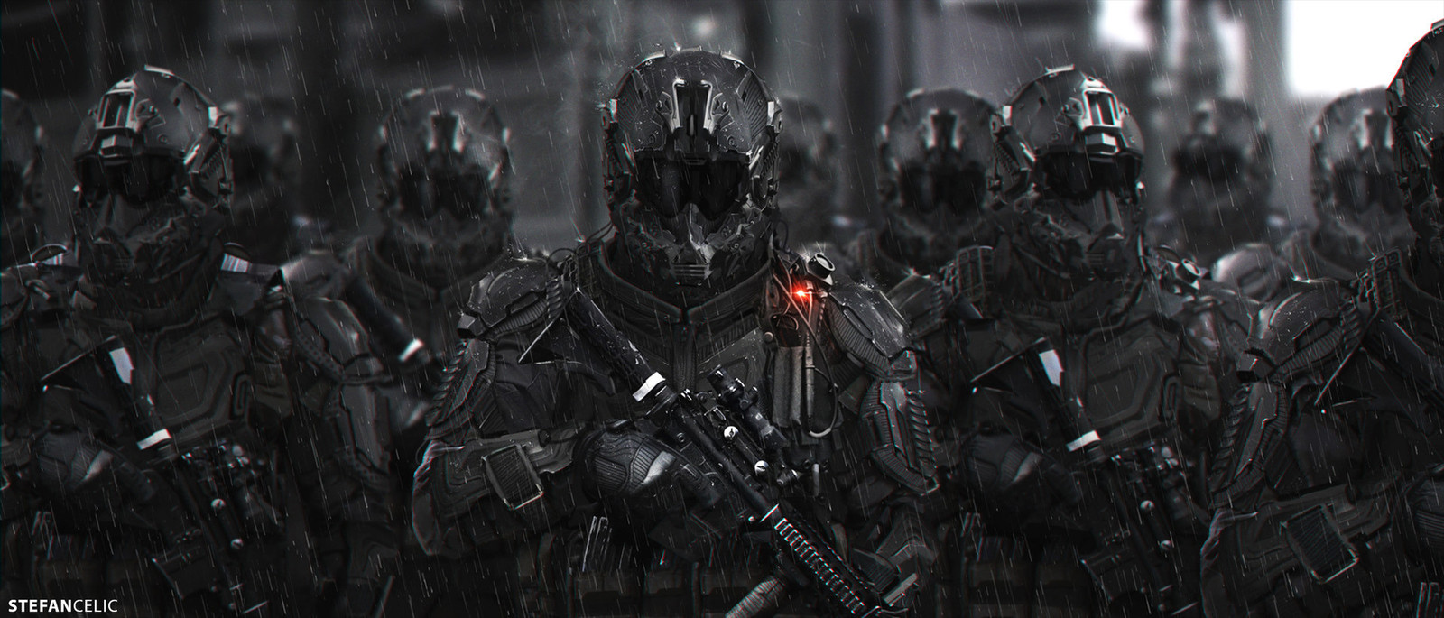 Futuristic Soldier - , The soldiers, Art, Soldier of the future, Future, , Longpost