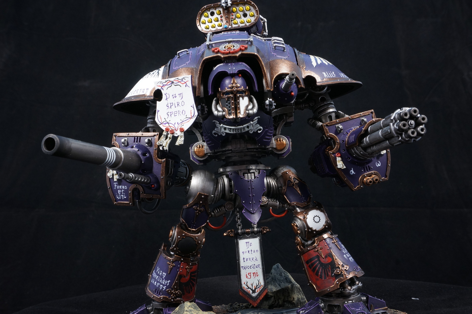 Nocte Vagus (Imperial Knight) - Моё, Wh miniatures, Warhammer 40k, Imperial Knight, Миниатюра, Моделизм, Длиннопост