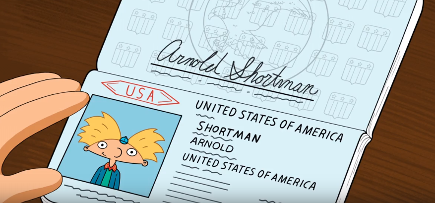 Shorty - Hey, Arnold, Shorty, The passport, Surname