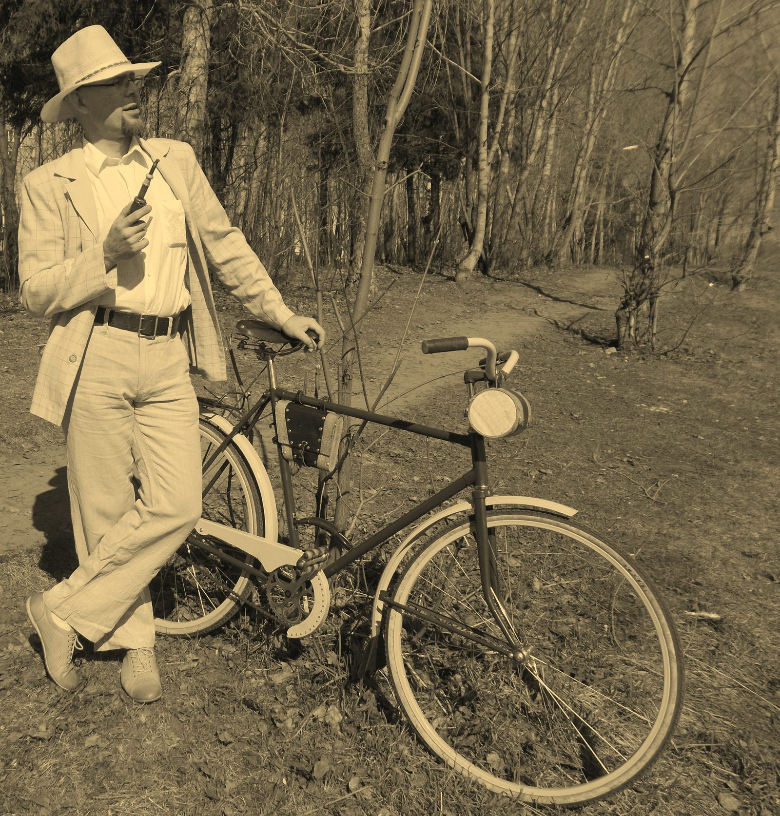 Retro. - My, A bike, Old man, Homemade, Restoration, Sale, Longpost