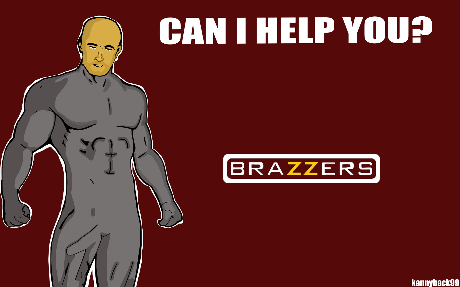 Bald from Brazzers - My, Brazzers, Johnny Sins, Comics, Drawing