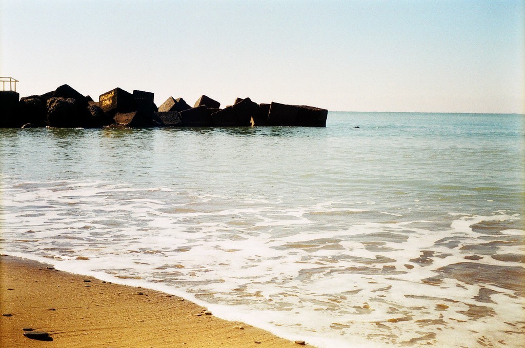 Fujicolor Superia 200 - My, The photo, Film, Nature, Sea, Blackpool, Shift8m, Fujifilm, Longpost