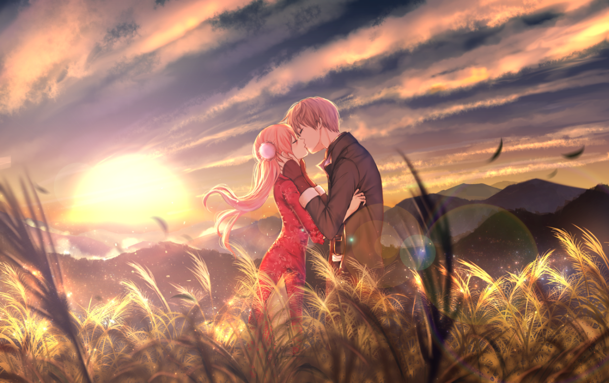 Kiss - Anime art, Anime, Gintama, Kagura, Okita sougo