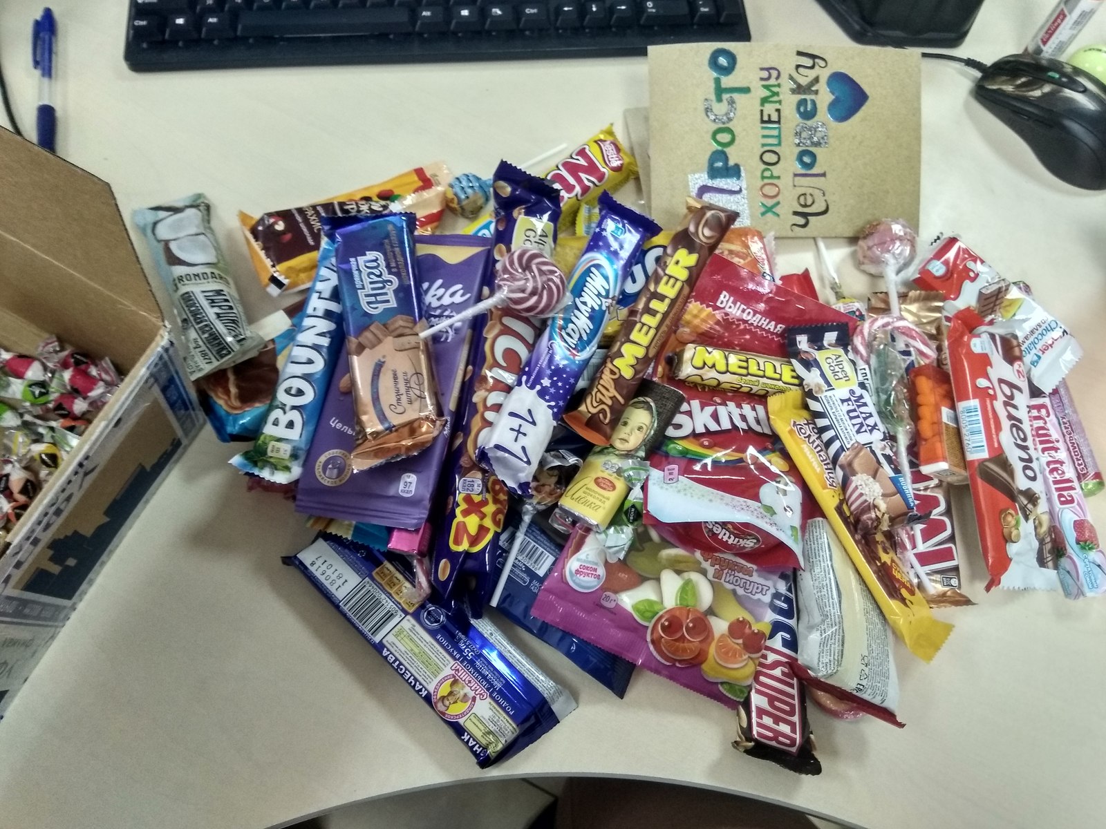 Gift from anonymous Santa Claus - My, Secret Santa, Presents, New Year, , Gift exchange, Longpost